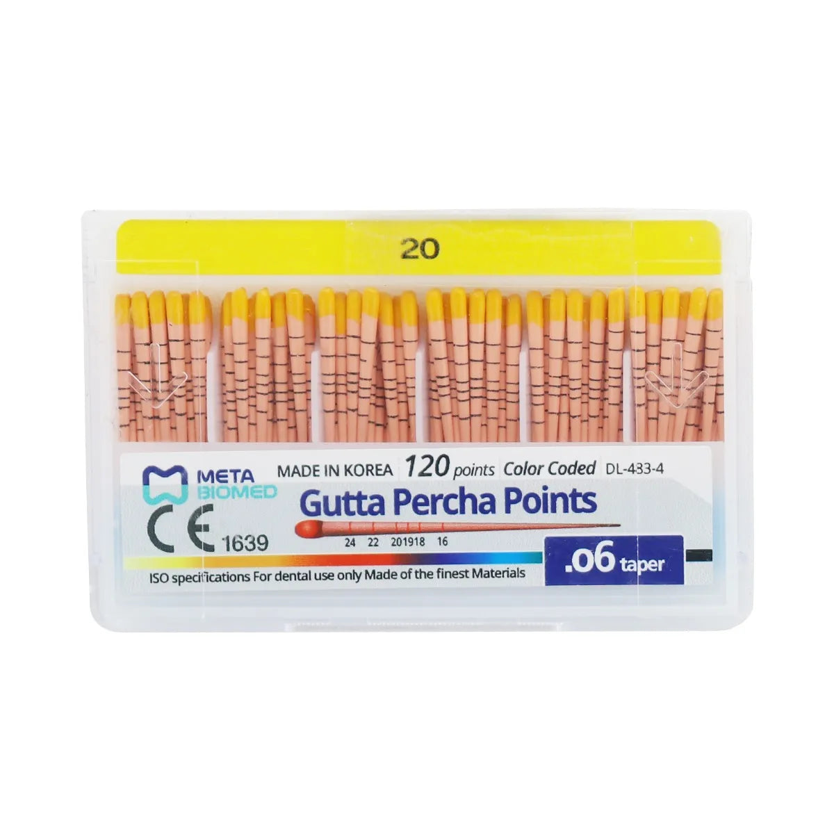 Meta Gutta Percha Points Special Taper 6%