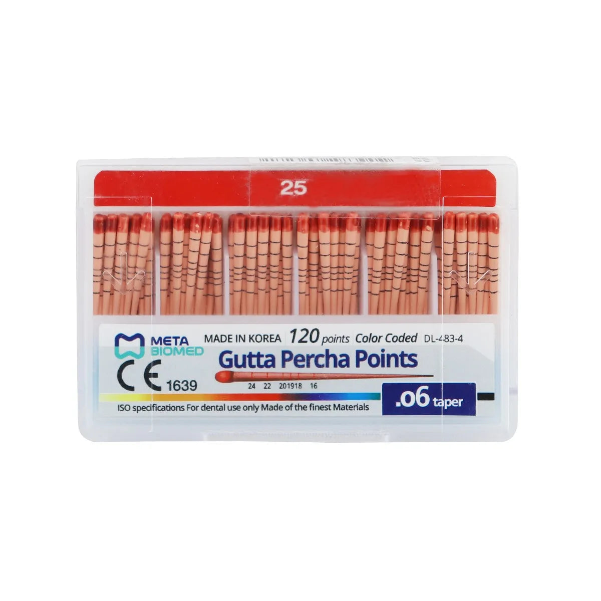 Meta Gutta Percha Points Special Taper 6%