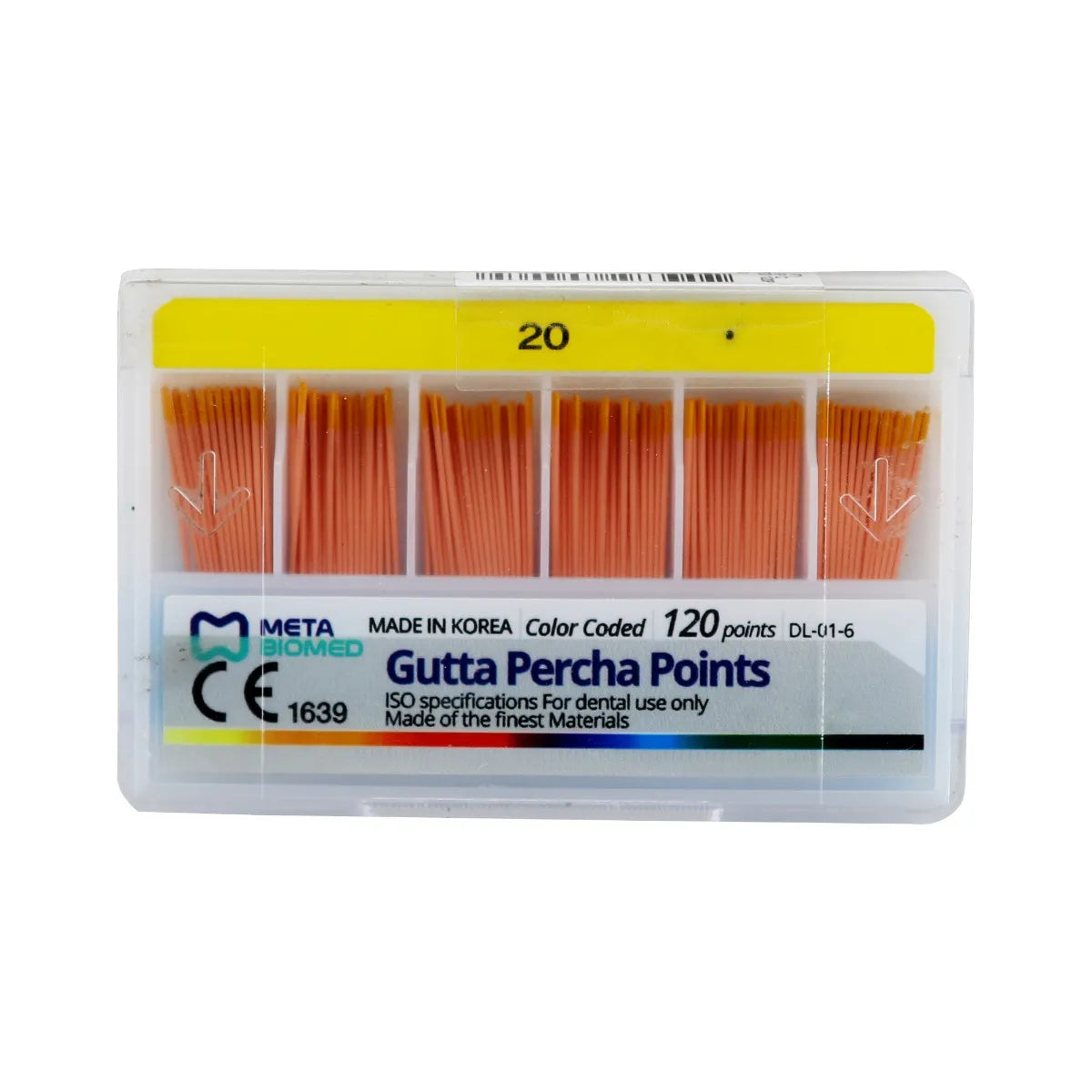 Meta Gutta Percha Points 2% taper