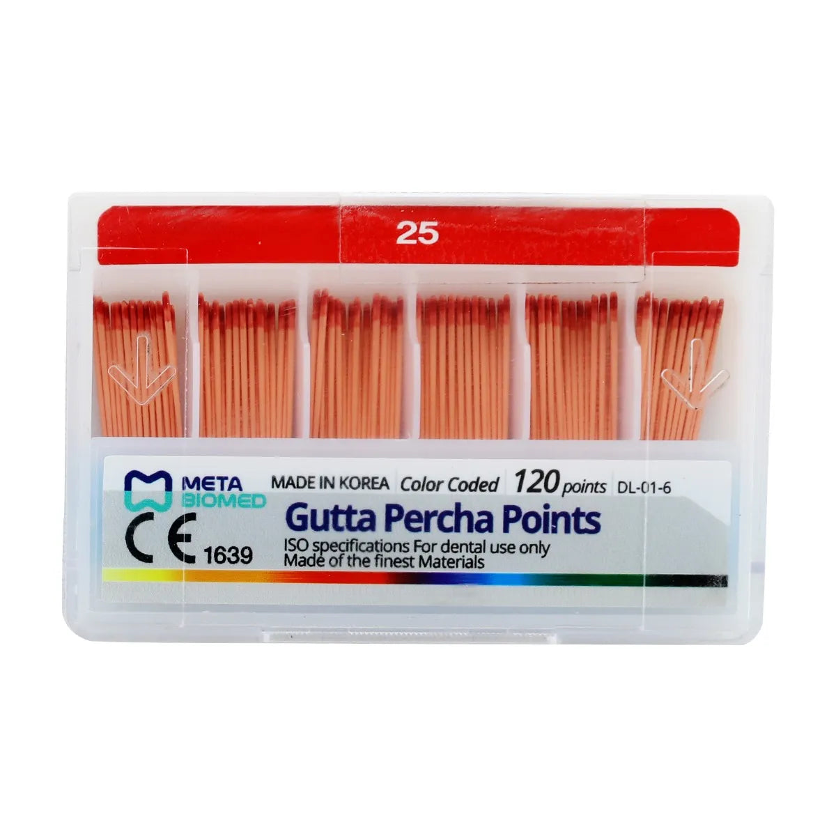Meta Gutta Percha Points 2% taper