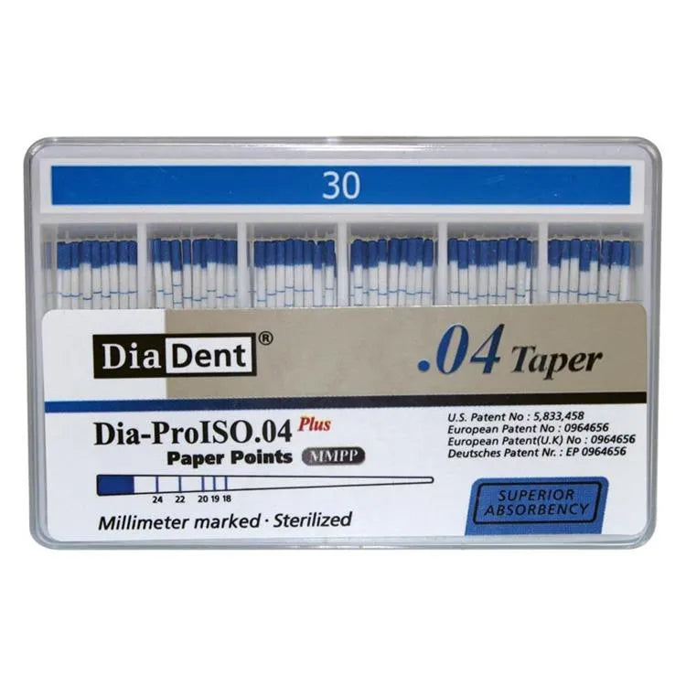 Diadent Paper Point Special Tapered 4%