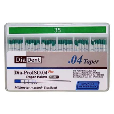 Diadent Paper Point Special Tapered 4%
