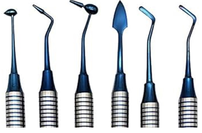 Atyanta Hallow Blue Composite Filling Instrument Set Of 6Pcs