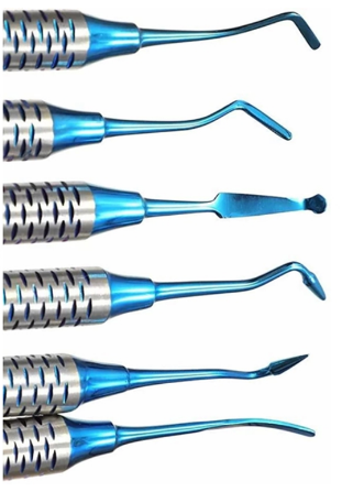 Atyanta Hallow Blue Composite Filling Instrument Set Of 6Pcs