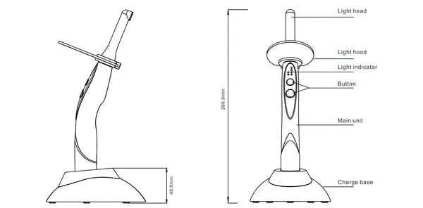 Woodpacker DTE O-Light Curning Light