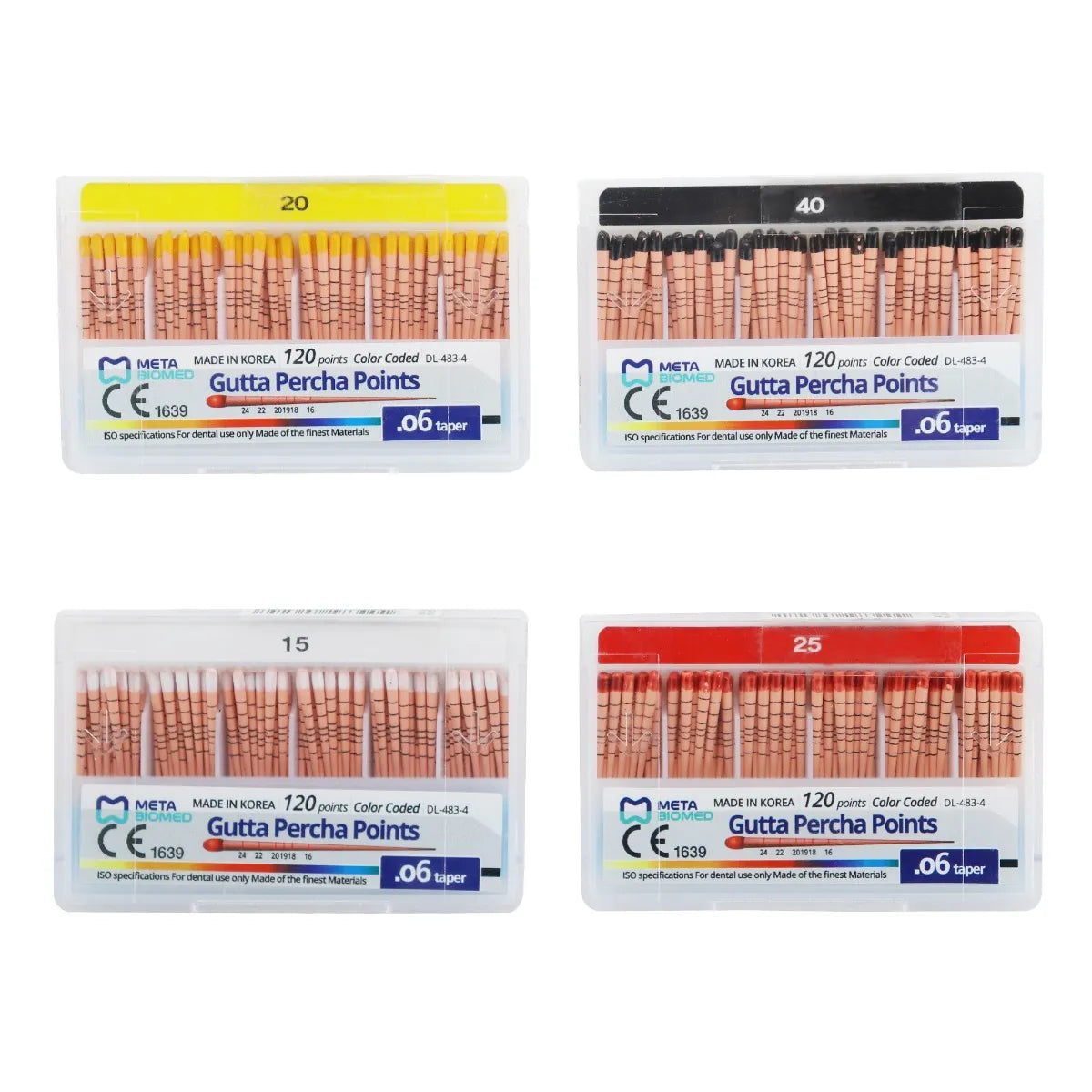 Meta Gutta Percha Points Special Taper 6%