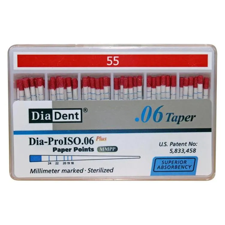 Diadent Paper Point Special Tapered 6%