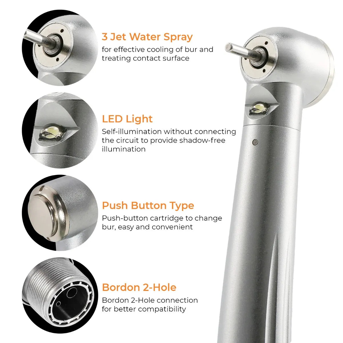Dental Led Air Rotor Handpiece
