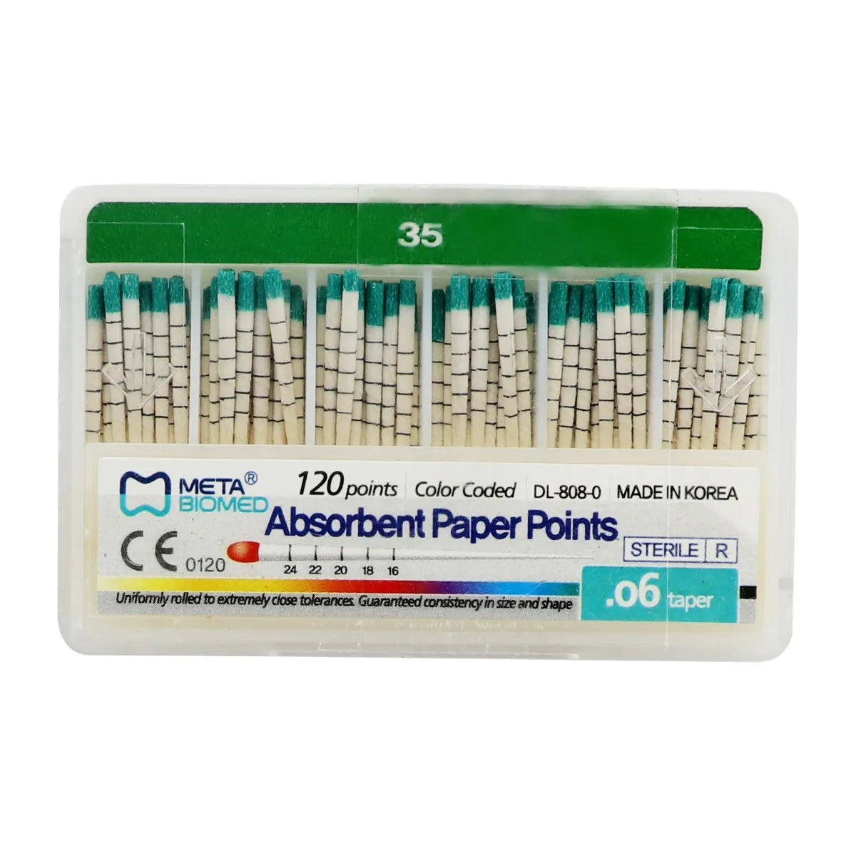 Meta Absorbent Paper Points 6%