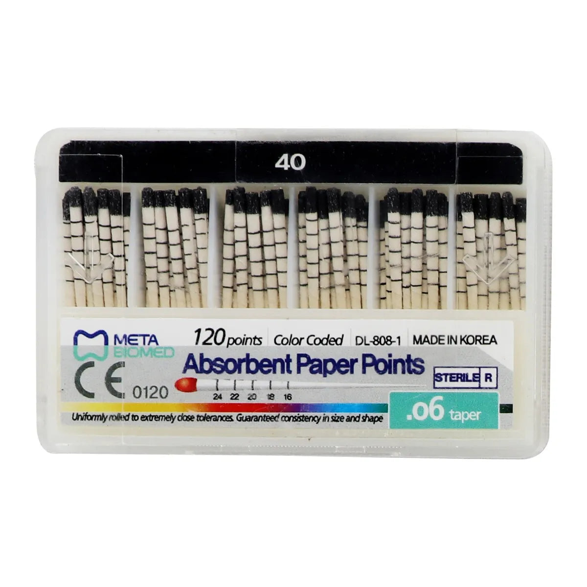 Meta Absorbent Paper Points 6%