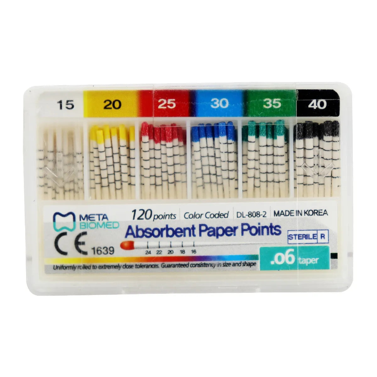Meta Absorbent Paper Points 6%