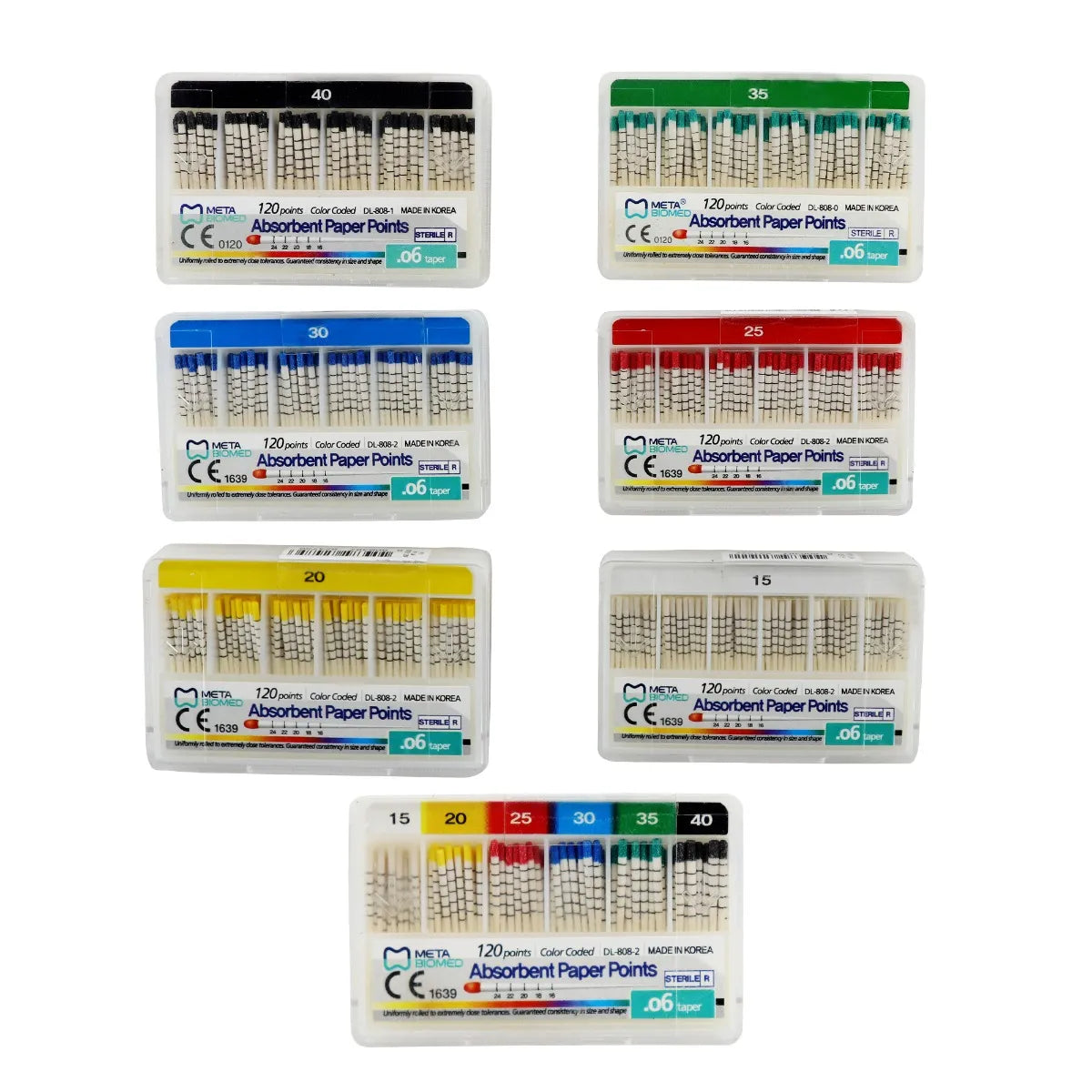 Meta Absorbent Paper Points 6%