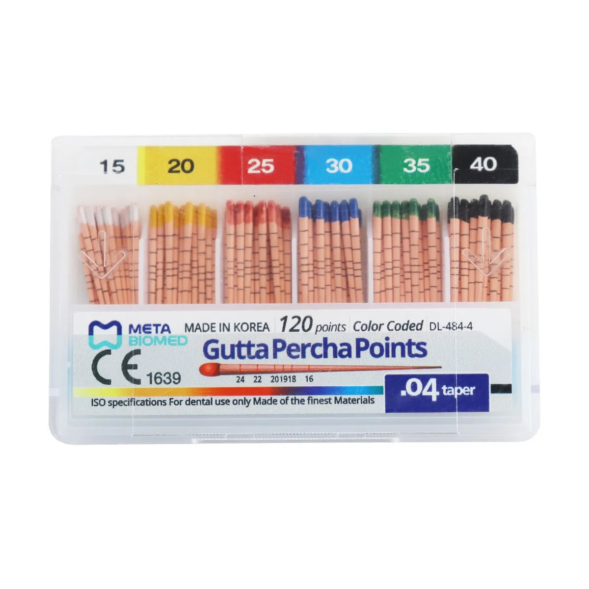 Meta Gutta Percha Points Special Taper 4%