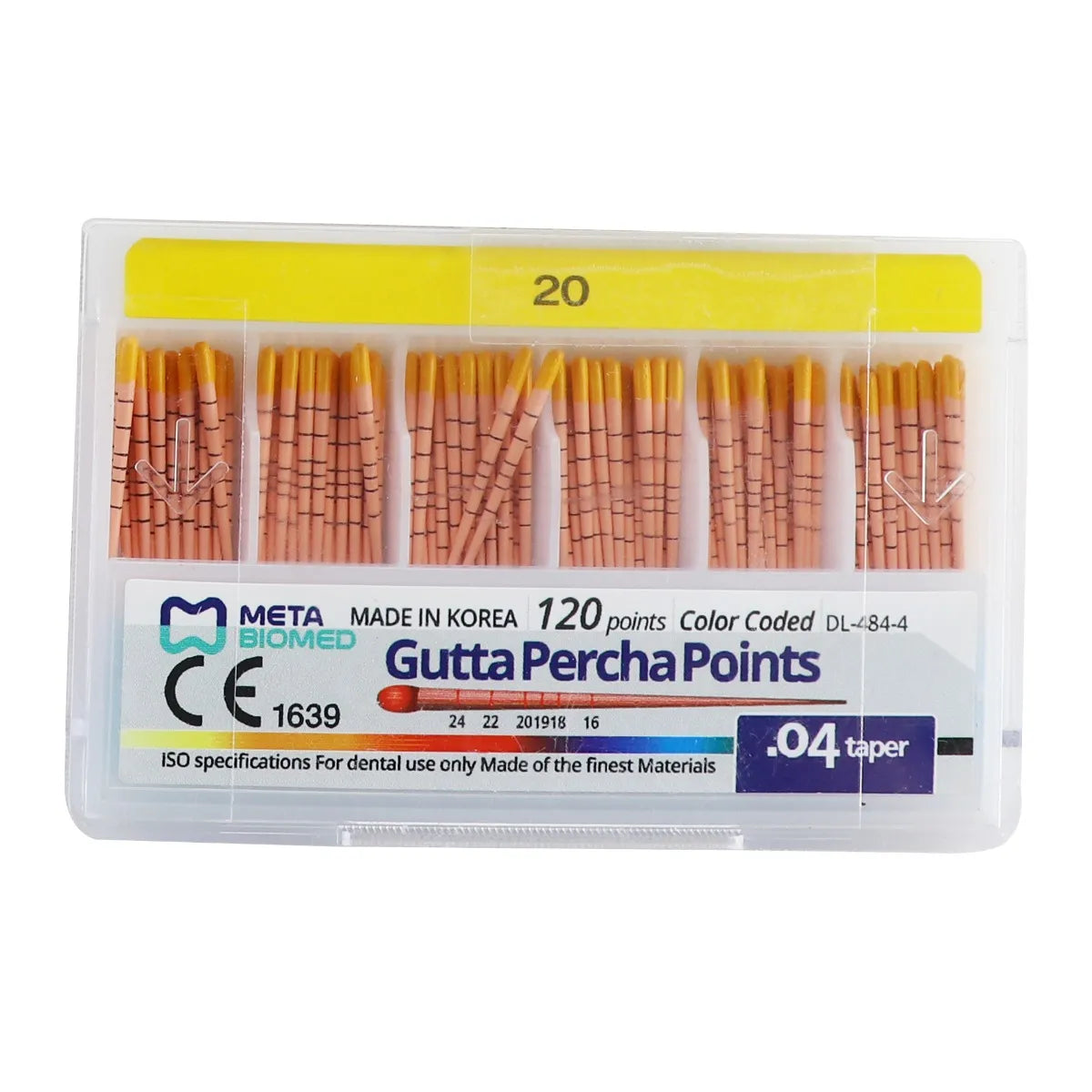 Meta Gutta Percha Points Special Taper 4%