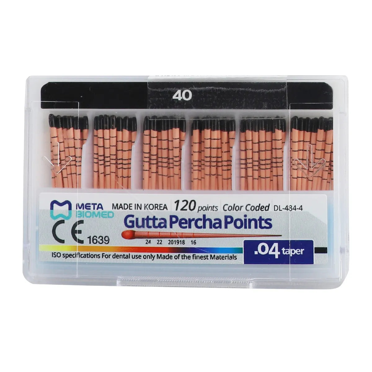 Meta Gutta Percha Points Special Taper 4%