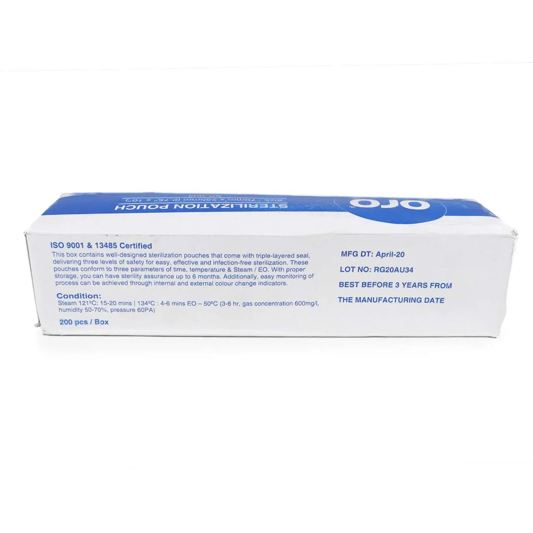 Oro Self Sealing Sterilization Pouches 70 x 255
